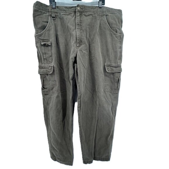 Cabela’s Men’s Cargo Tactical Pants Heavyweight Olive Green 46/30 - Picture 2 of 9